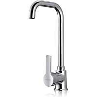 Grifo Monomando de Diseño para Cocina y Baño de Onduva - Caño Giratorio 360° - Acabado Cromado - Robusto y Fiable…